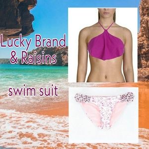 Sale NWT 👙RAISINS & LUCKY BRAND 2PC SWIM SUIT